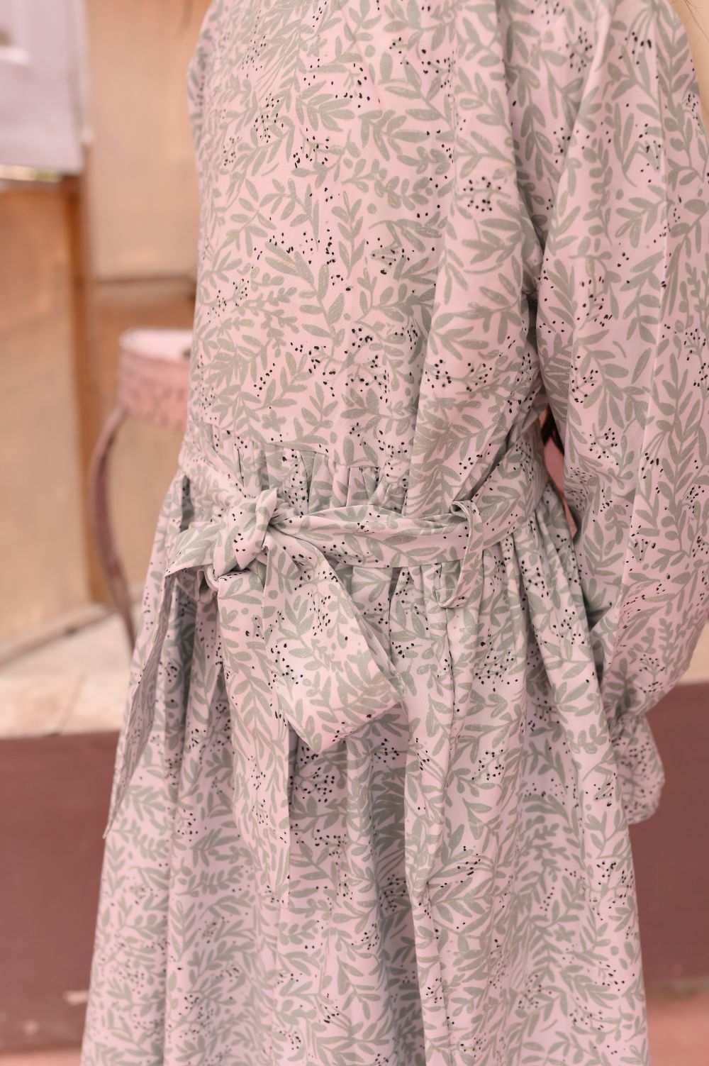 Mint Green Printed Maxi