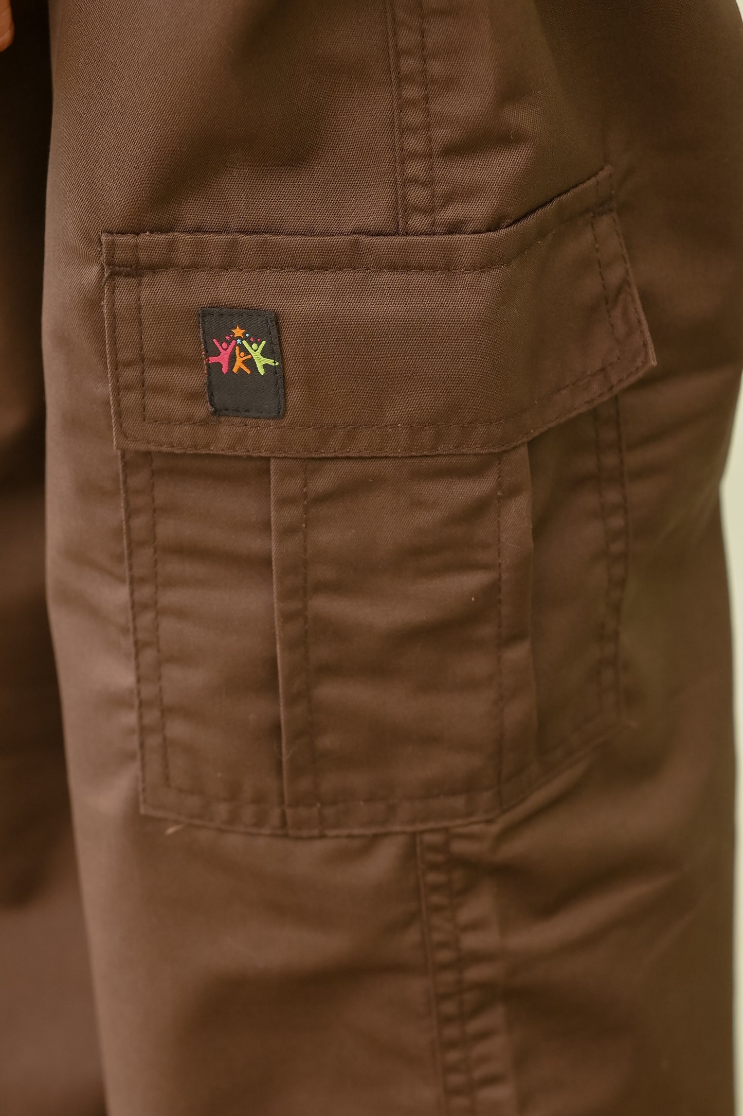 Dark Brown Cargo Pants