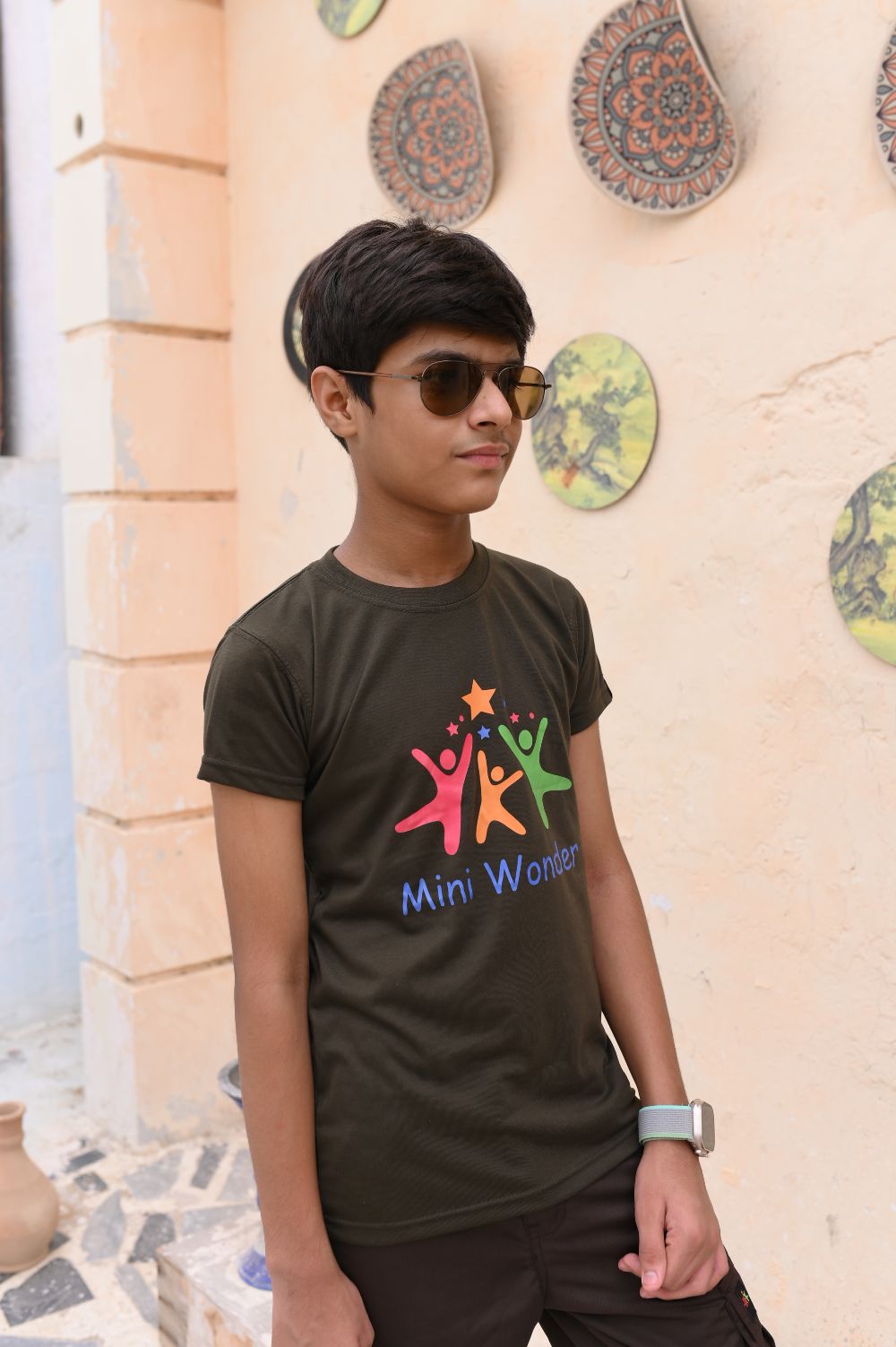 Olive Green Relaxed T-shirt