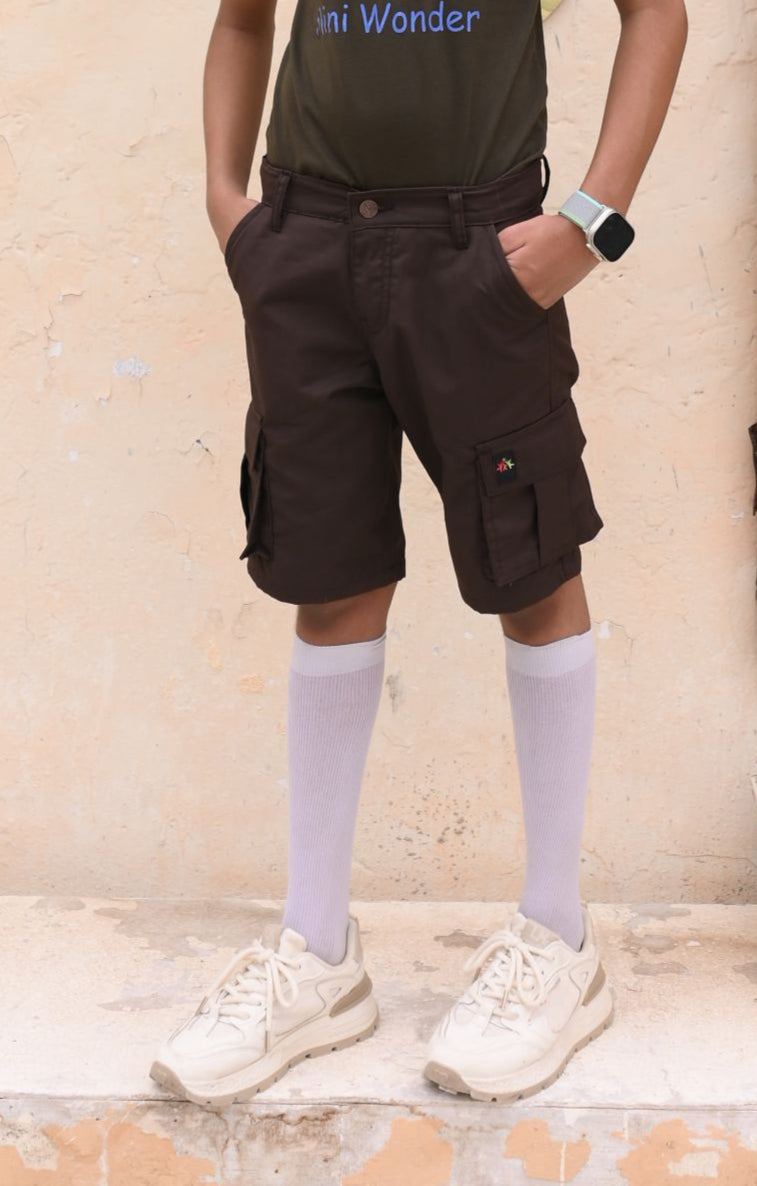 Black Cargo Shorts