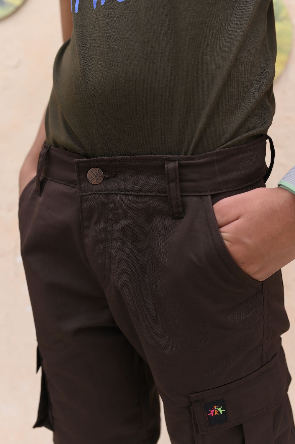 Black Cargo Shorts