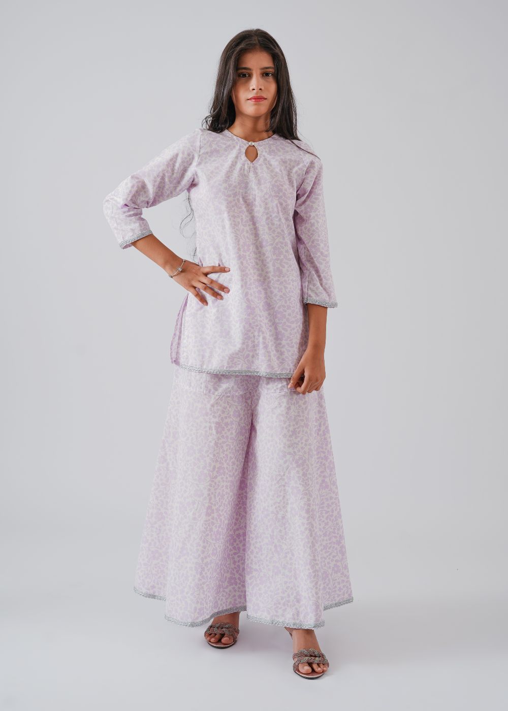 Lilac Shirt Farara Set