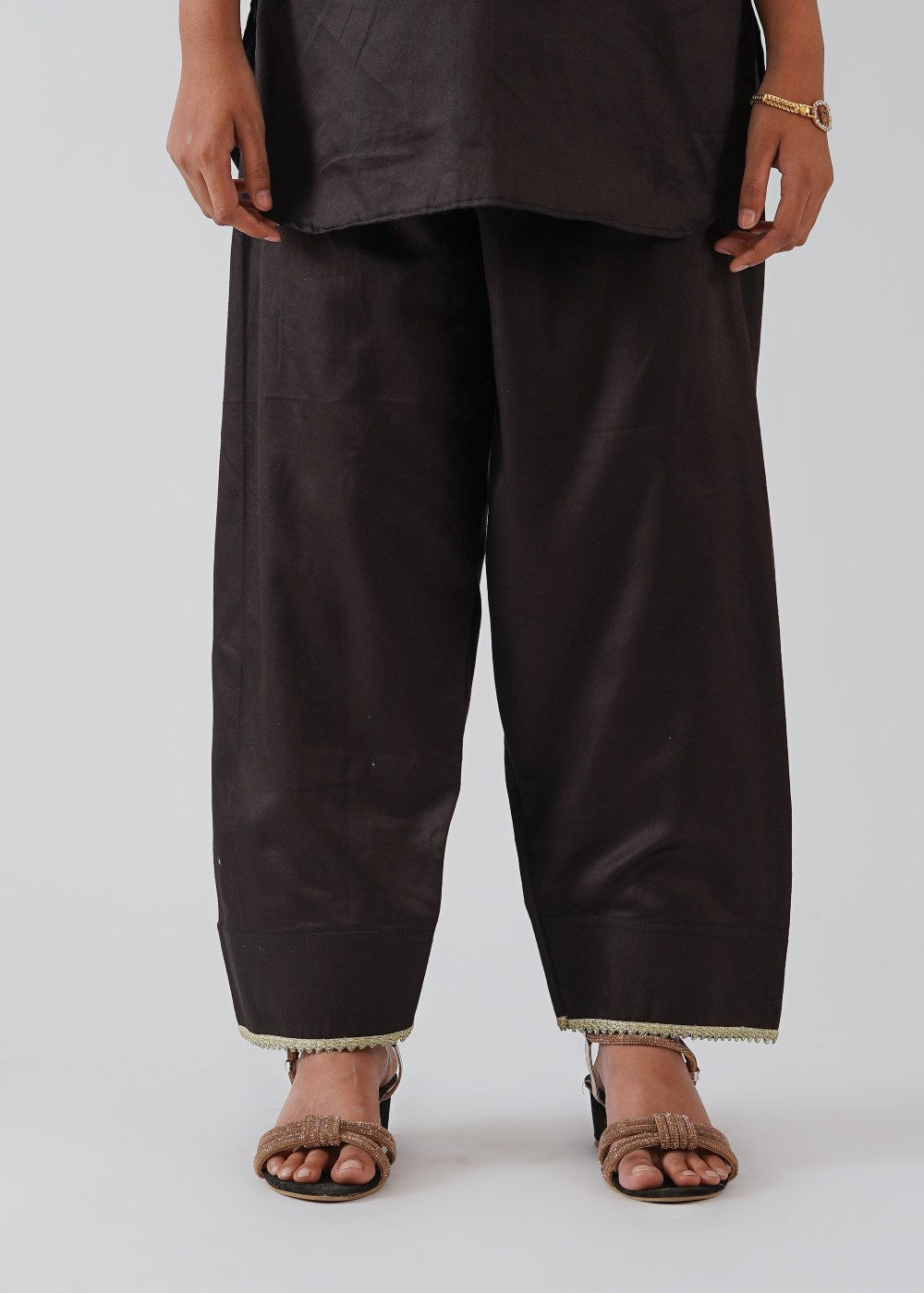 Black Shirt & Farshi Shalwar Set