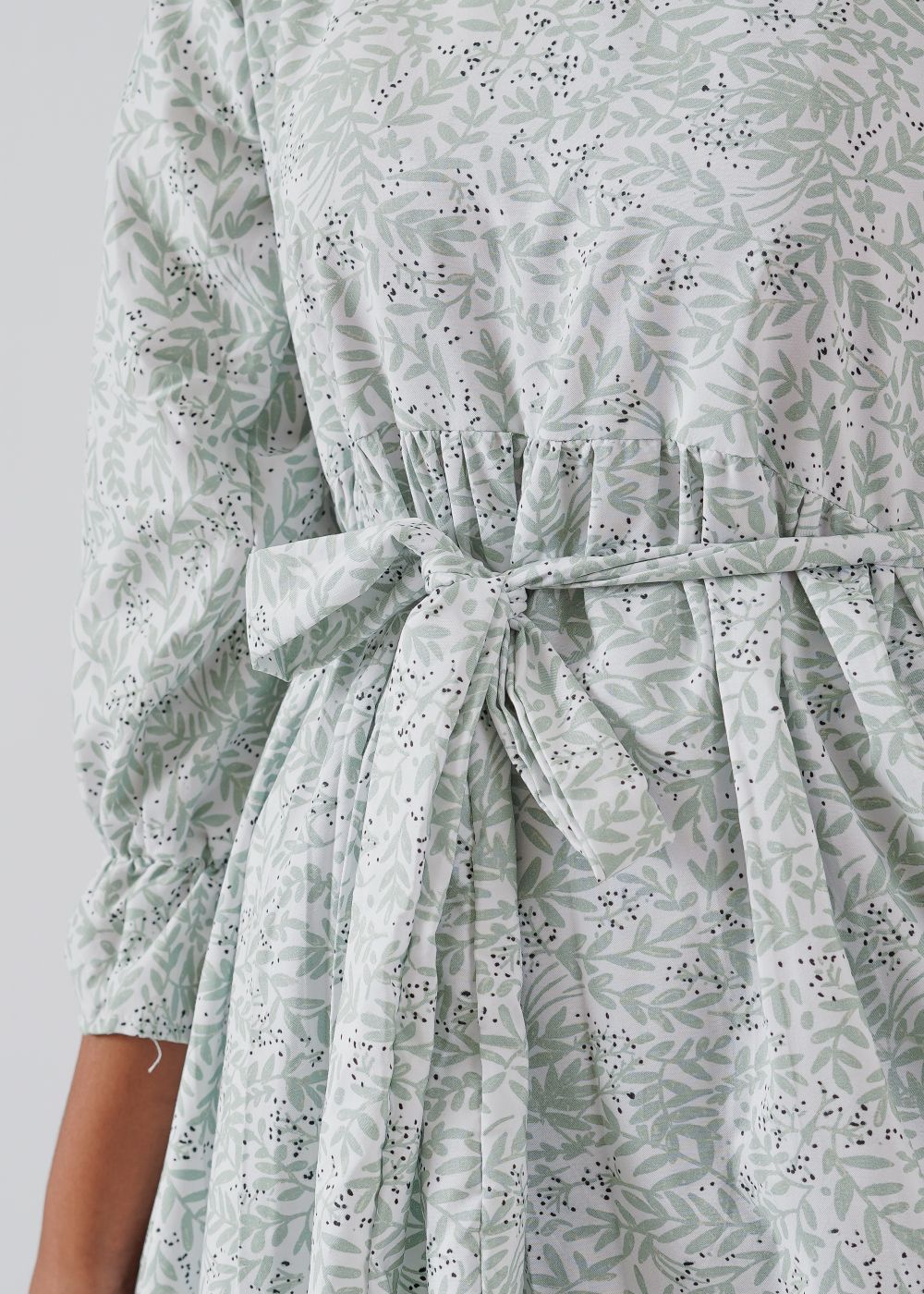 Mint Green Printed Maxi