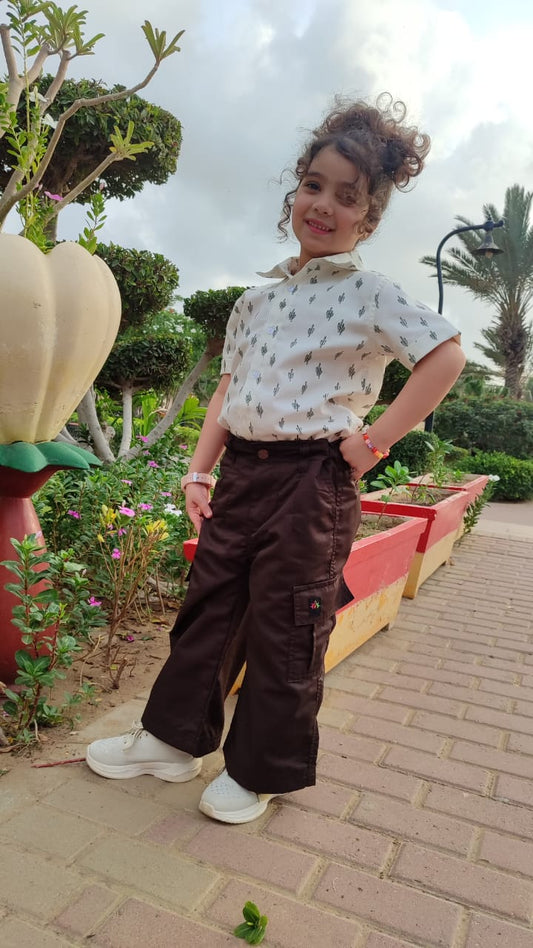 Dark Brown Cargo Pants