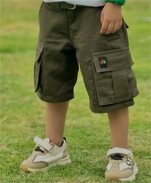 Army Green Cargo Shorts