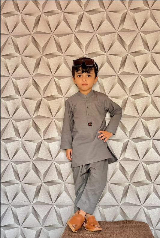 Slate Kurta Pyjama Set